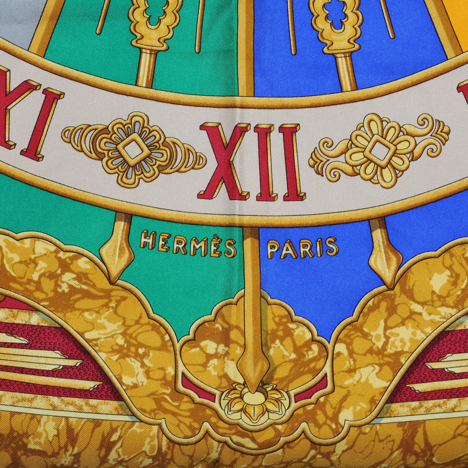 Hermes Silk Carpe Diem Scarf 90 4 of 5