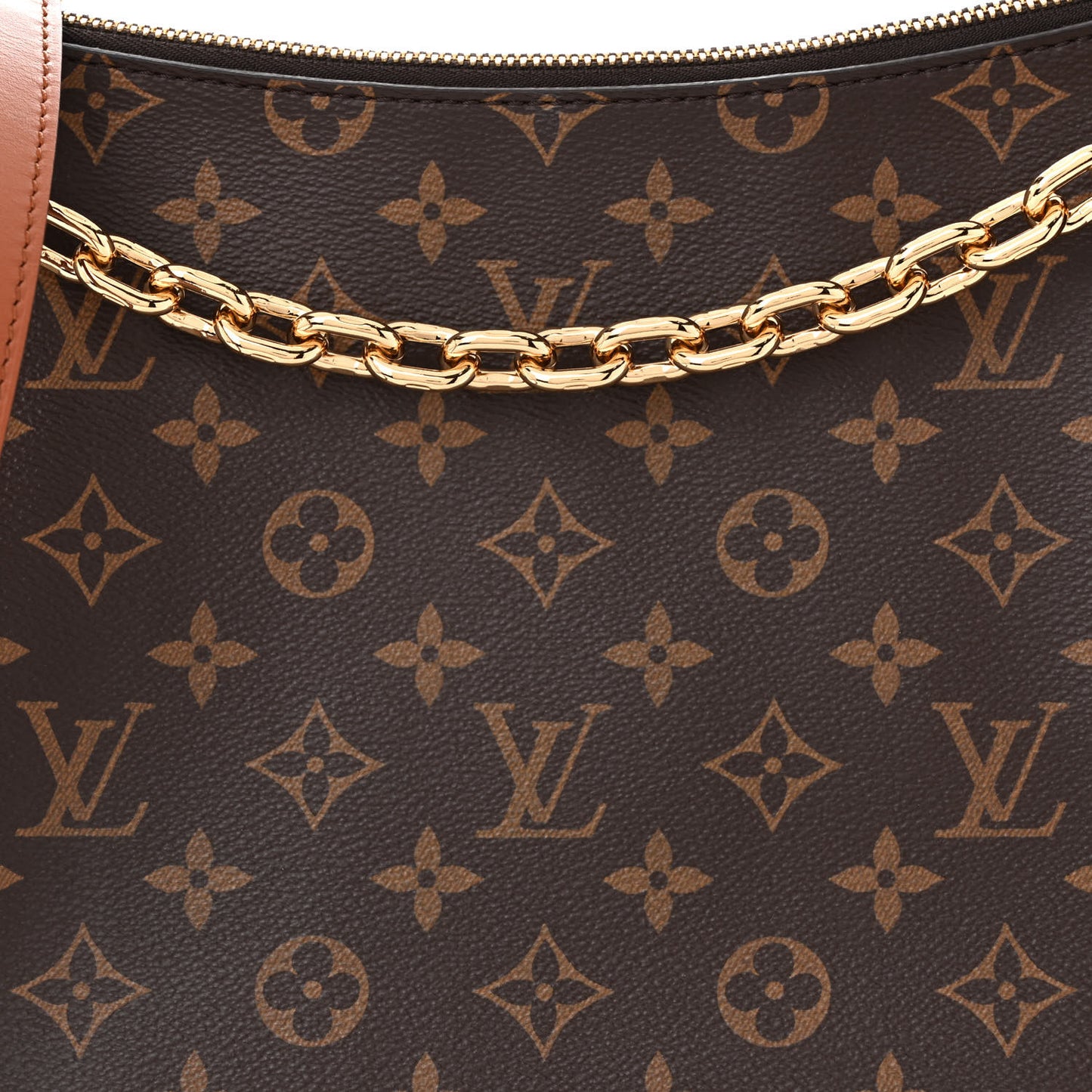 Reverse Monogram Loop Hobo