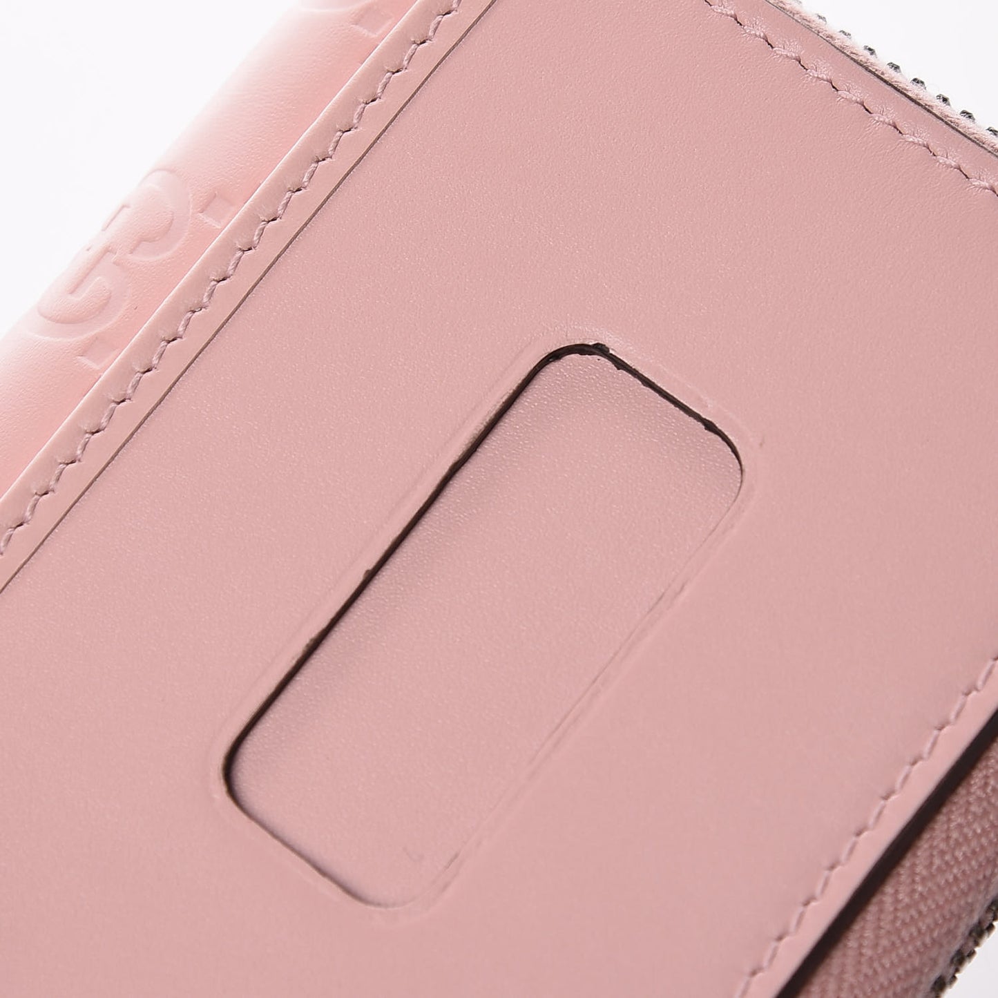 Guccissima Signature Crystal Cat Zip Around Card Case Light Candy Pink