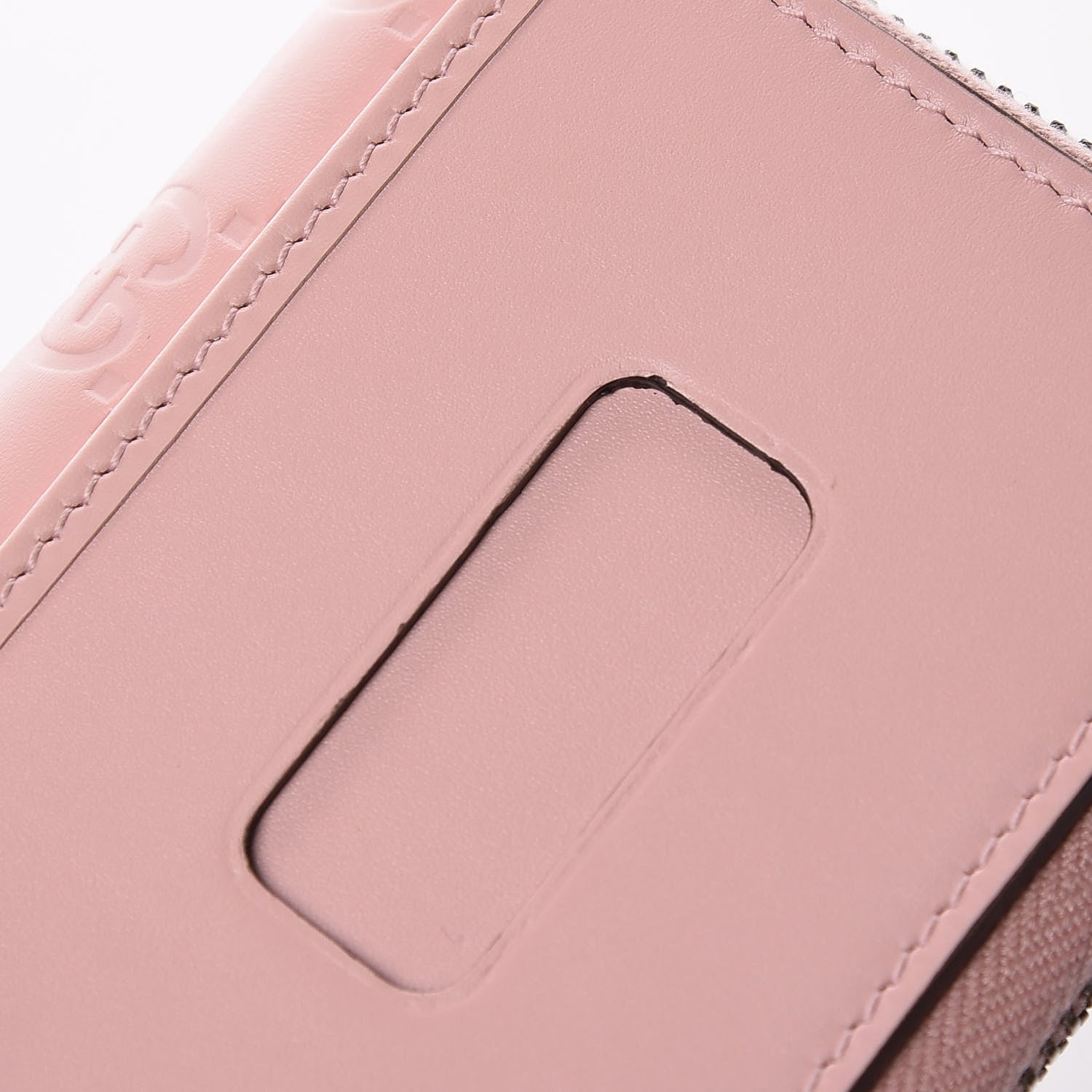 Gucci Guccissima Signature Crystal Cat Zip Around Card Case Light Candy Pink 7 of 13