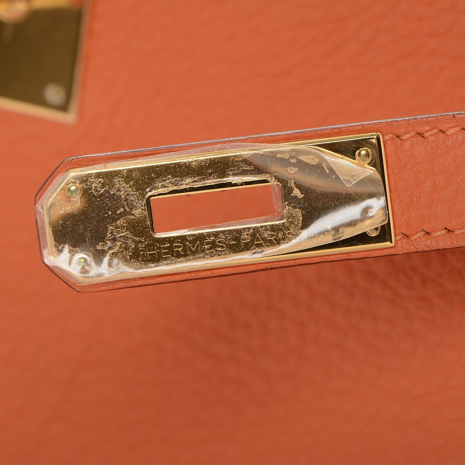 Hermes Togo Kelly Retourne 32 Orange 9 of 24