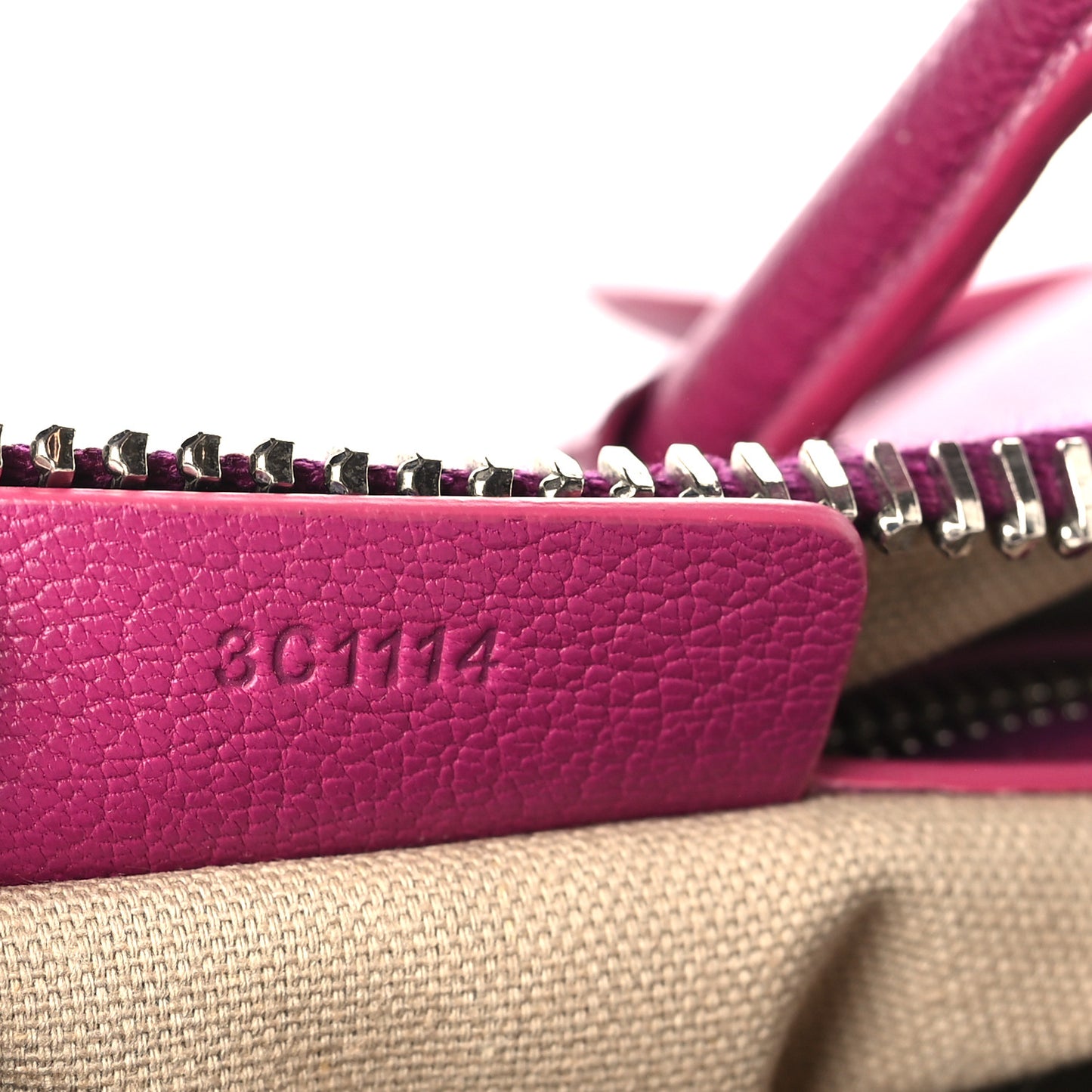 Sugar Goatskin Mini Antigona Fig Pink