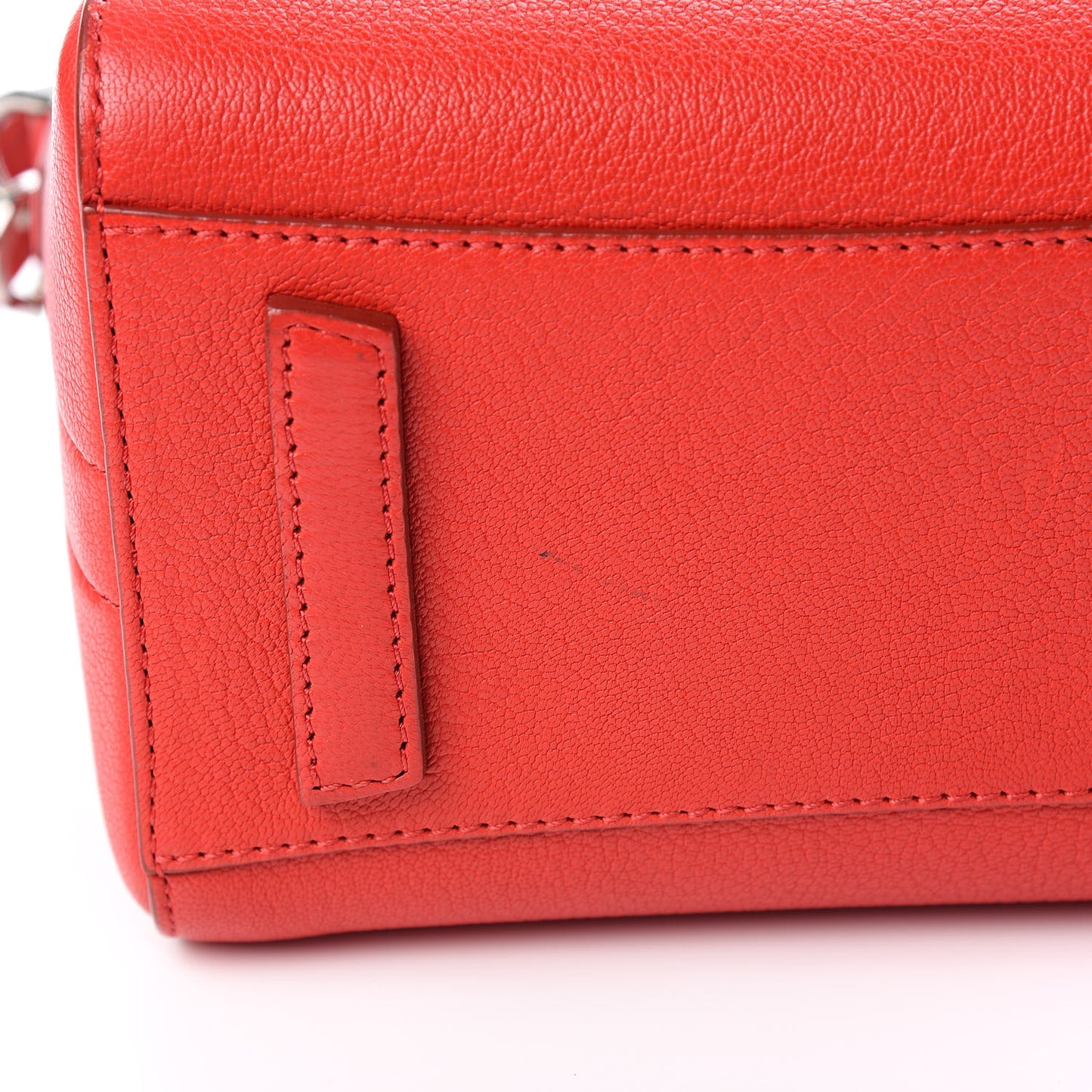 Sugar Goatskin Mini Antigona Medium Red