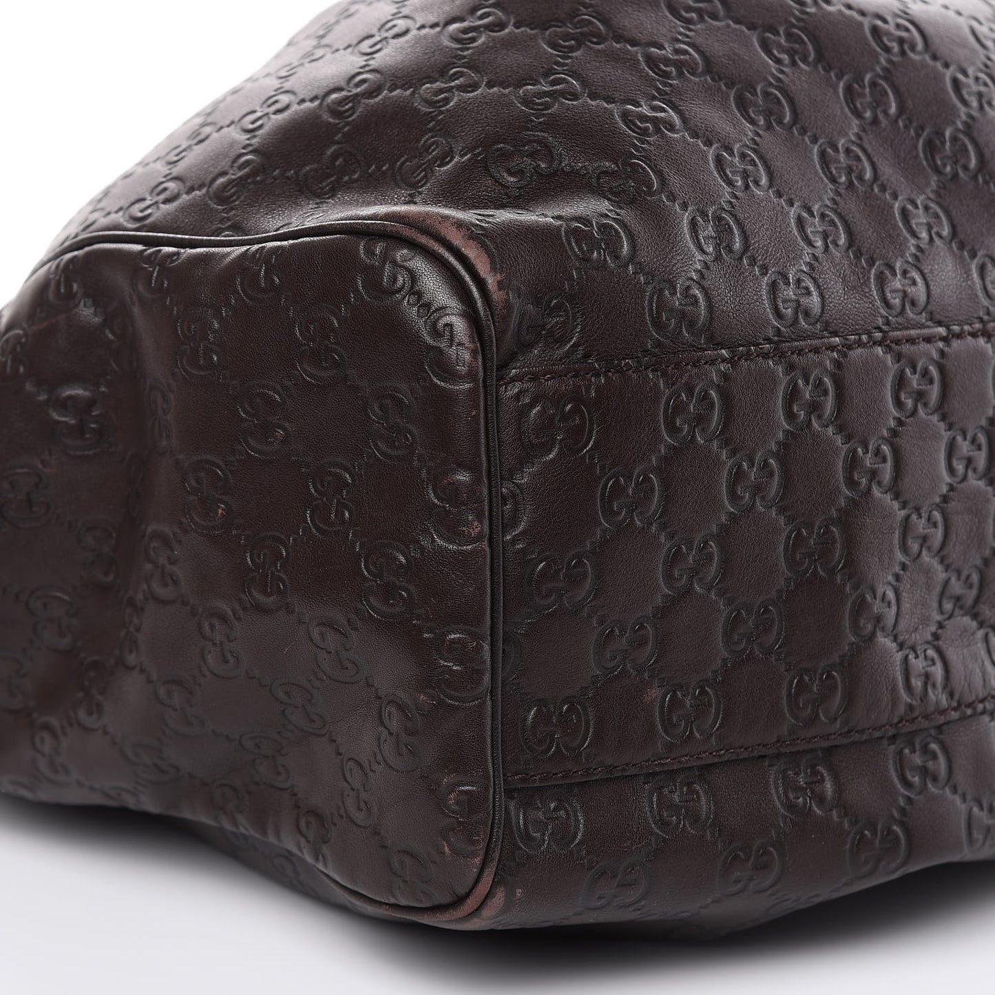 Guccissima Signature Large Sukey Tote Chocolate
