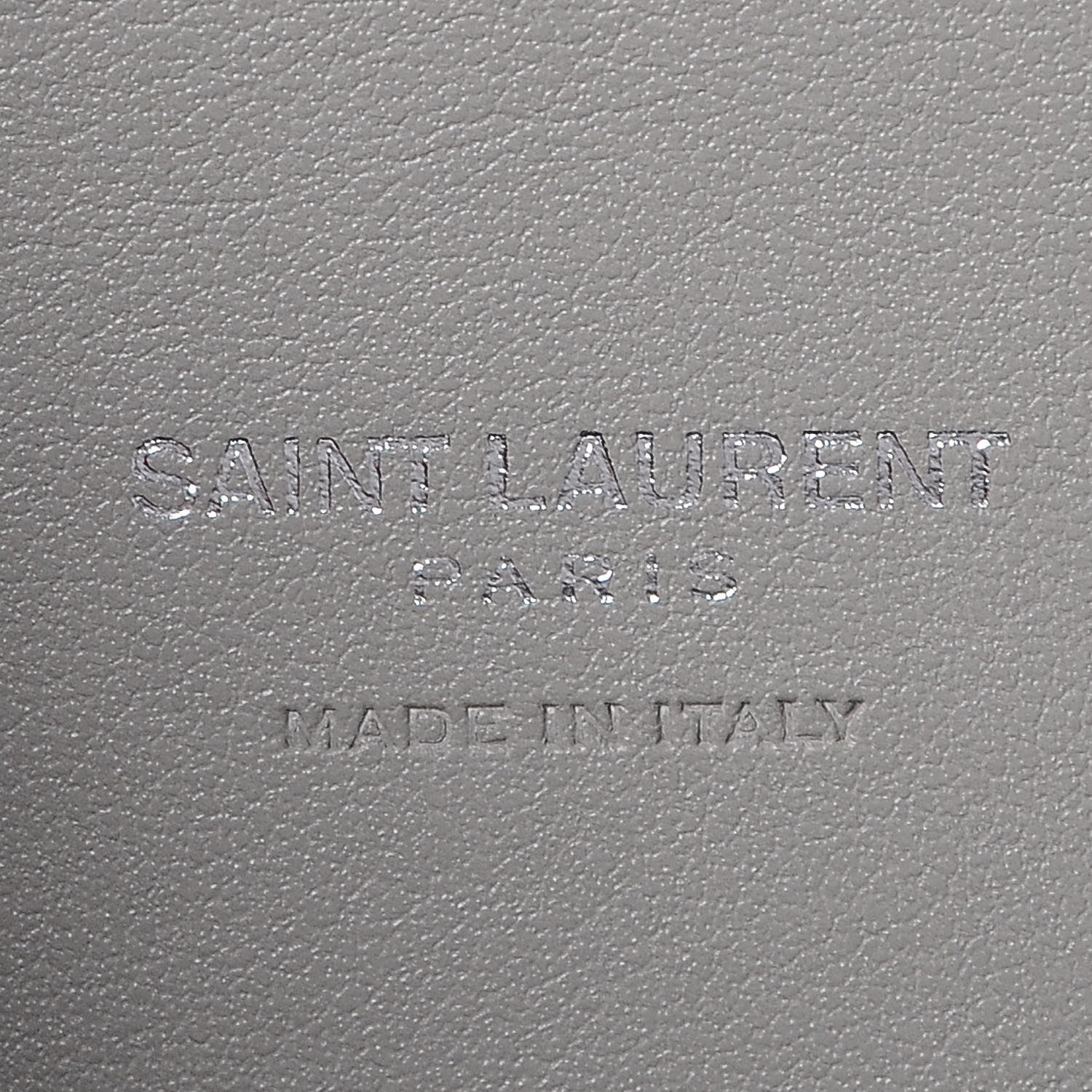 Saint Laurent Grained Calfskin Small Sac De Jour Pearl Grey 7 of 8
