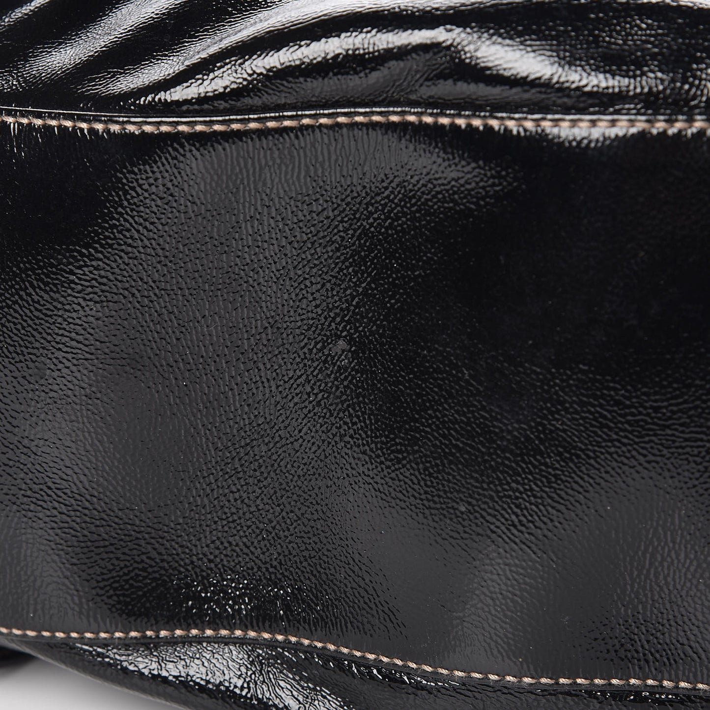 Patent Medium Pelham Shoulder Bag Black