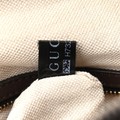 Gucci Monogram Vintage Web Medium Boston Dark Brown 8 of 11