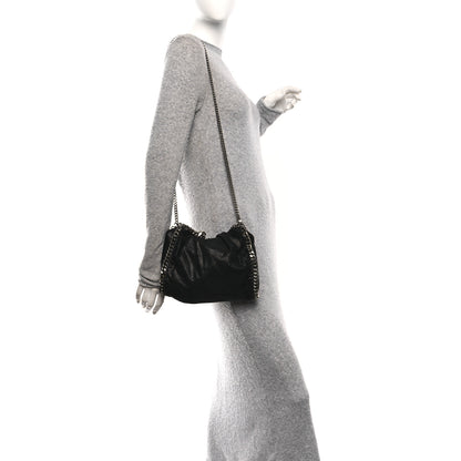Stella McCartney Shaggy Deer Mini Falabella Tote Black 2 of 9