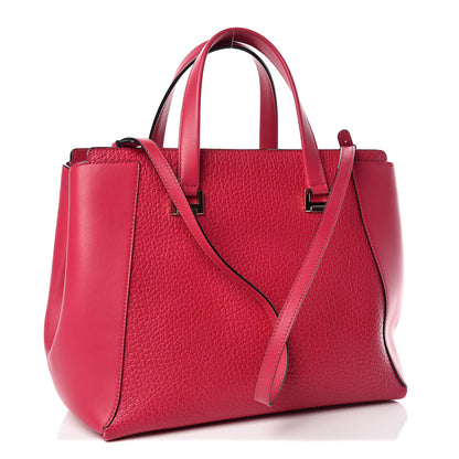 Jimmy Choo Grained Calfskin Large Alfie Tote Pink 3 of 9