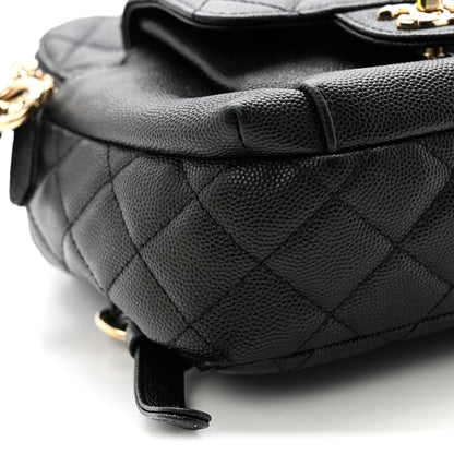 Chanel Caviar Quilted Small CC Day Backpack Black 9 of 10