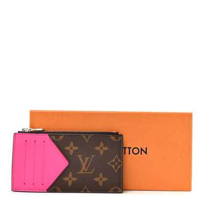 Louis Vuitton Monogram Calfskin Coin Card Holder Rose 7 of 7