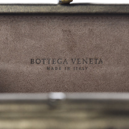 Bottega Veneta Nappa Pearl Embellished Knot Studded Clutch Gold 6 of 9