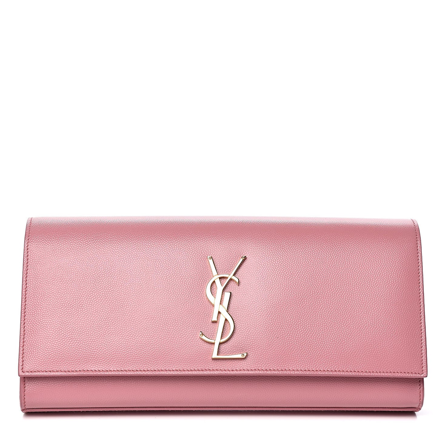 Grain De Poudre Classic Monogram Cassandre Clutch Pink
