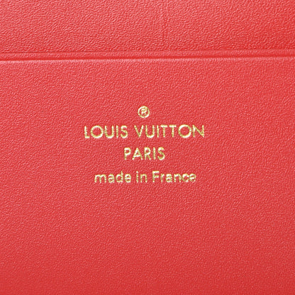 Louis Vuitton Calfskin City Steamer Wallet Black Creme Bourgogne 6 of 7
