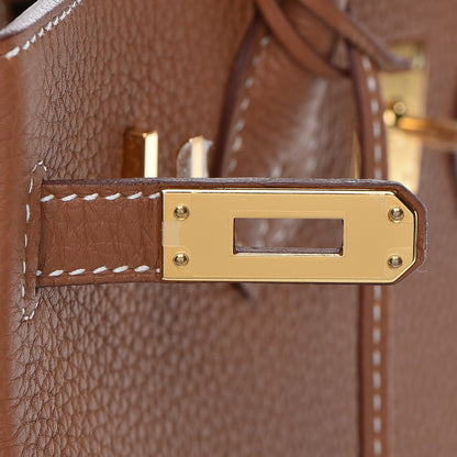 Hermes Togo Birkin 25 Gold 13 of 34