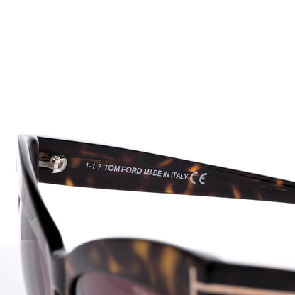 Tom Ford Nika Cat Eye Sunglasses TF523 Havana 5 of 7