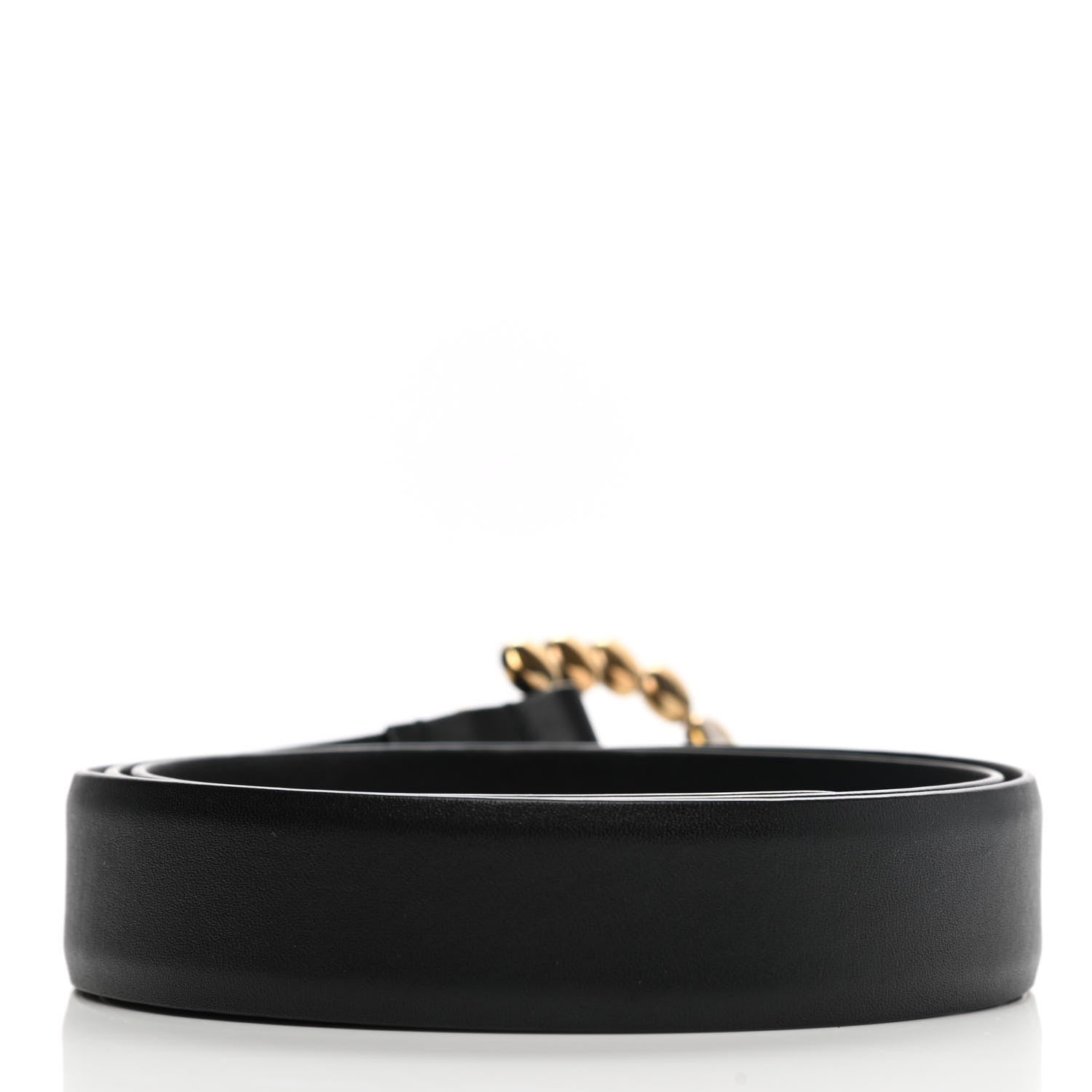 Chanel Calfskin Pearl Belt 80 32 Black 2 of 8