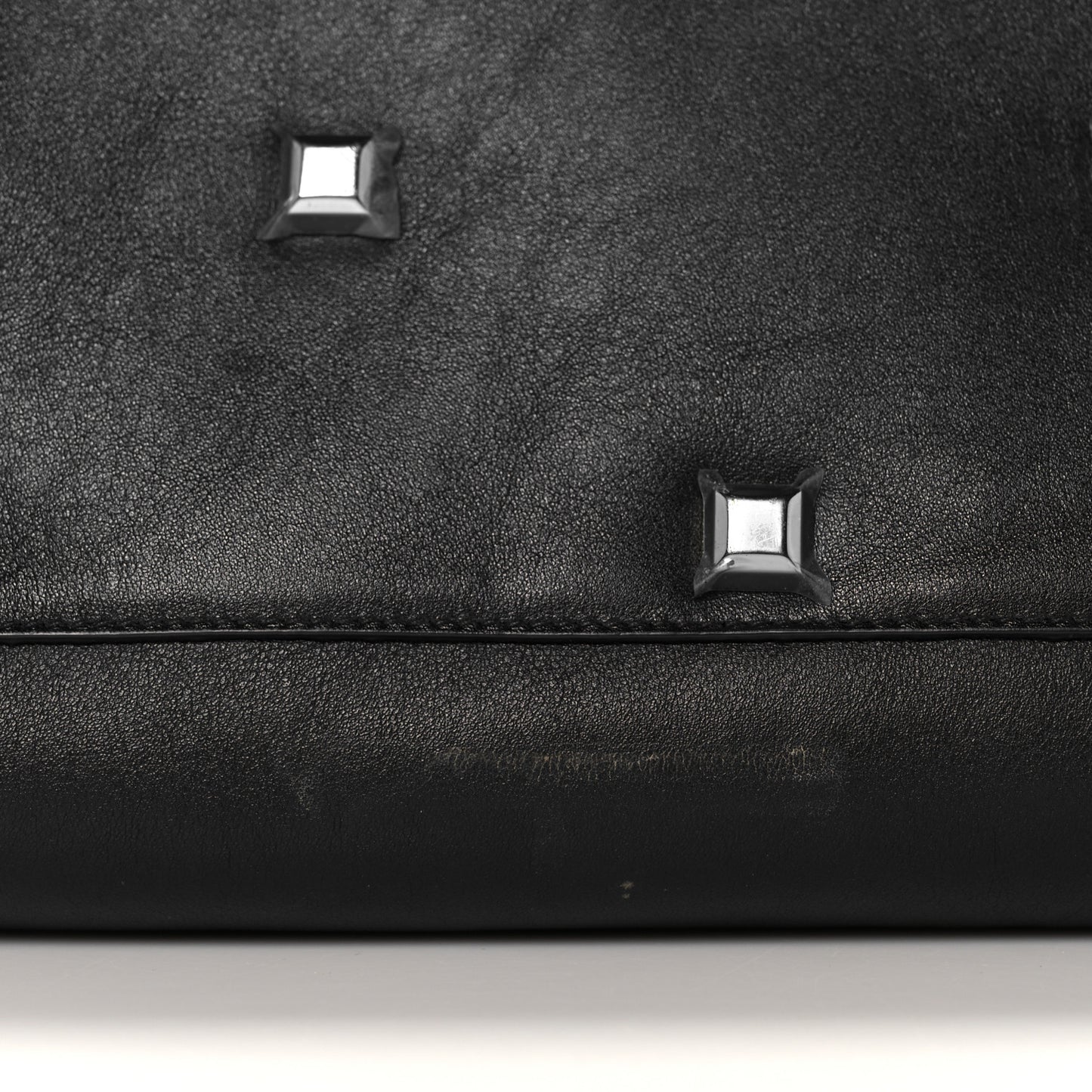 Calfskin Medium Studio Bag Black