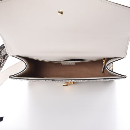 Gucci Snakeskin Small Sylvie Shoulder Bag Grey 7 of 9
