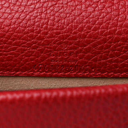 Gucci Calfskin Super Mini Dionysus Shoulder Bag Hibiscus Red 6 of 9