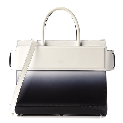 Givenchy Smooth Calfskin Small Degrade Horizon Satchel White Purple 1 of 10