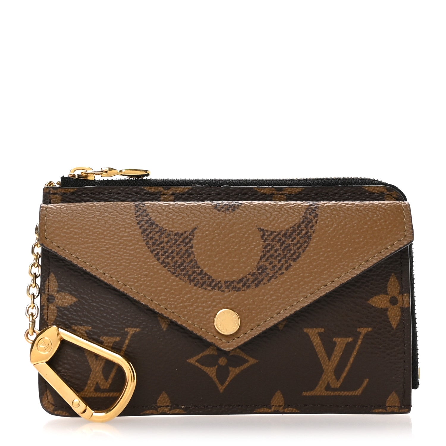Louis Vuitton Reverse Monogram Recto Verso Card Holder Brown 1 of 6