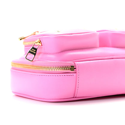 Louis Vuitton Calfskin Embossed Monogram Vuittamins Utility Crossbody Rose Violet 7 of 11