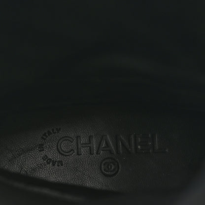Chanel Rubber Quilted Rain Boots 41 Black 6 of 13