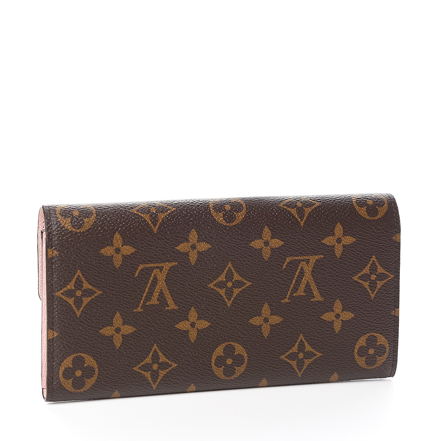 Louis Vuitton Monogram Emilie Wallet Rose Ballerine 2 of 6