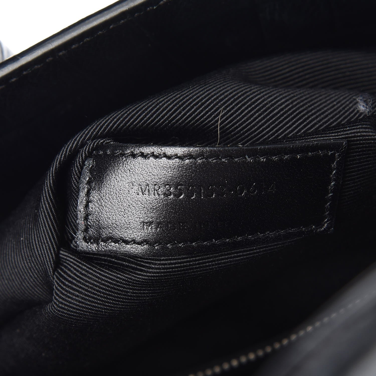 Saint Laurent Calfskin Crocodile Embossed Small Sac de Jour Black 6 of 12