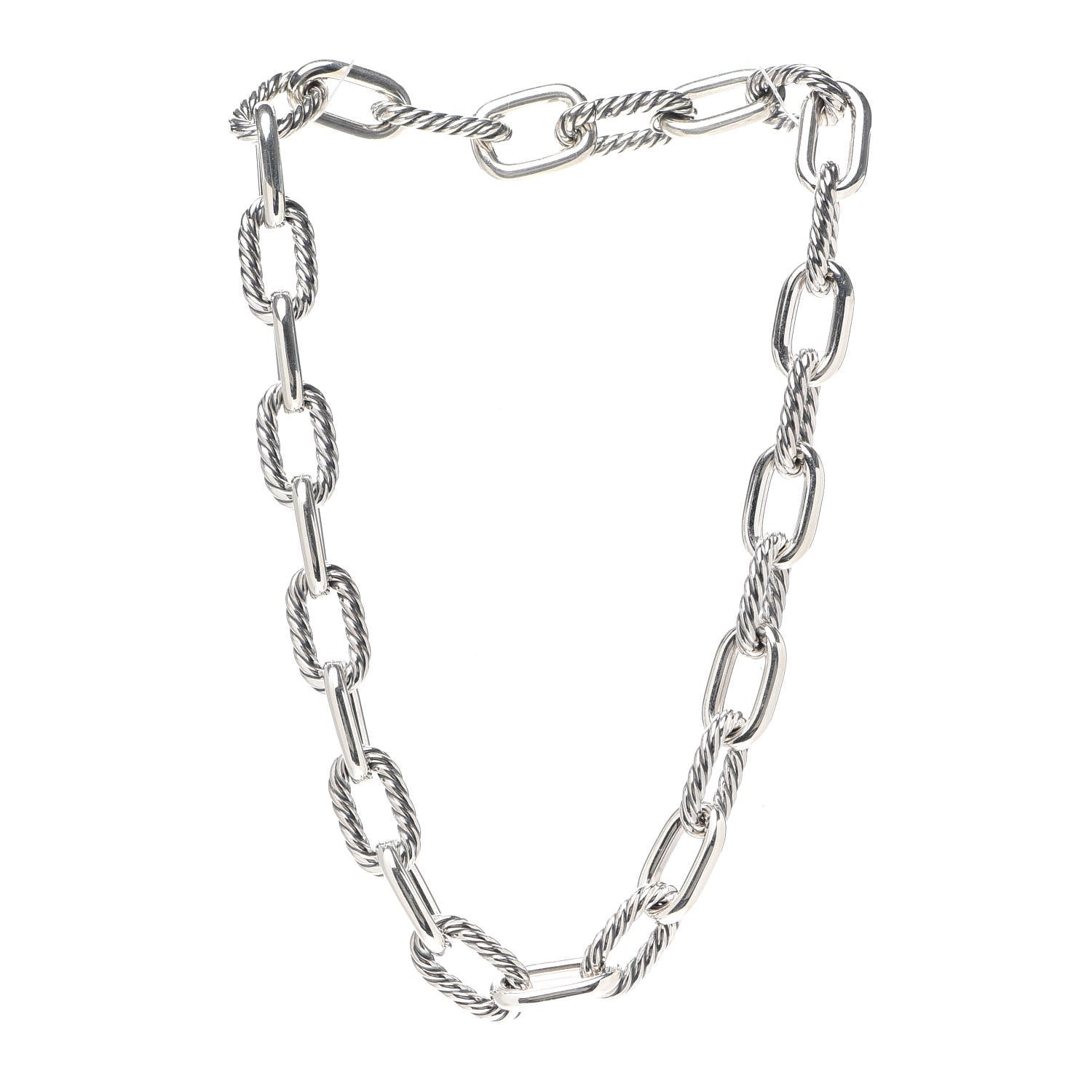 David Yurman Sterling Silver 14mm Madison Chain Necklace 3 of 5