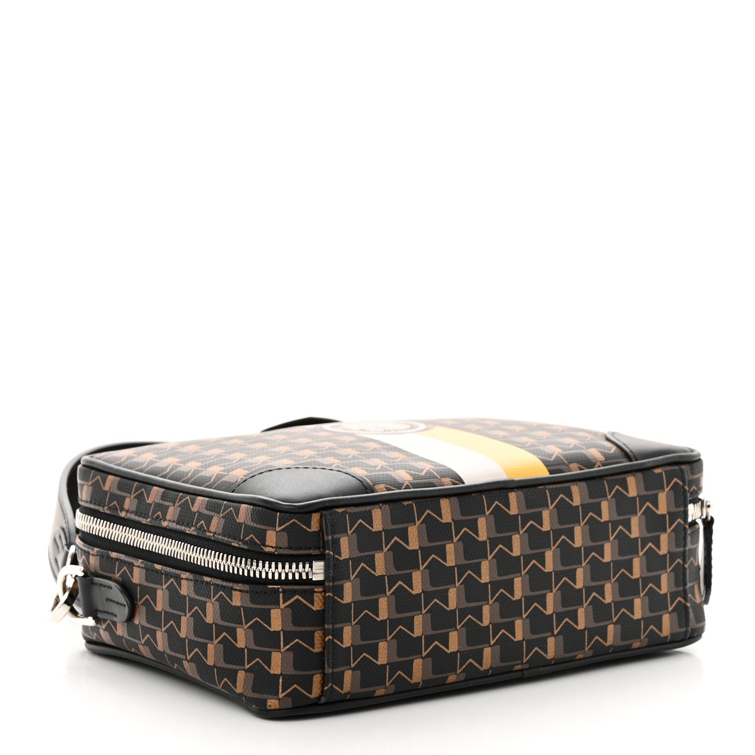 Moynat Toile 1920 Camera Bag Carbon Bronze Yellow 4 of 10