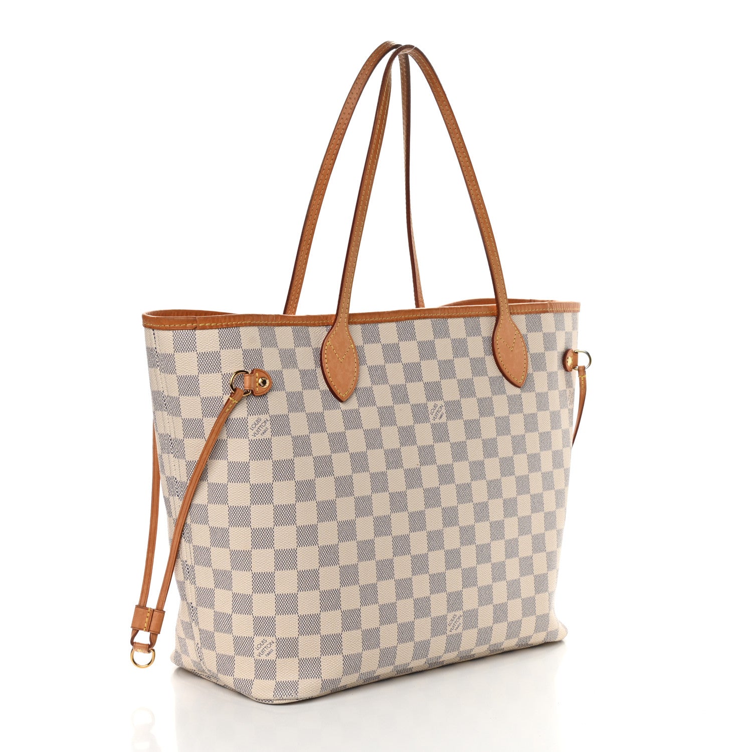 Louis Vuitton Damier Azur Neo Neverfull MM Rose Ballerine 4 of 11