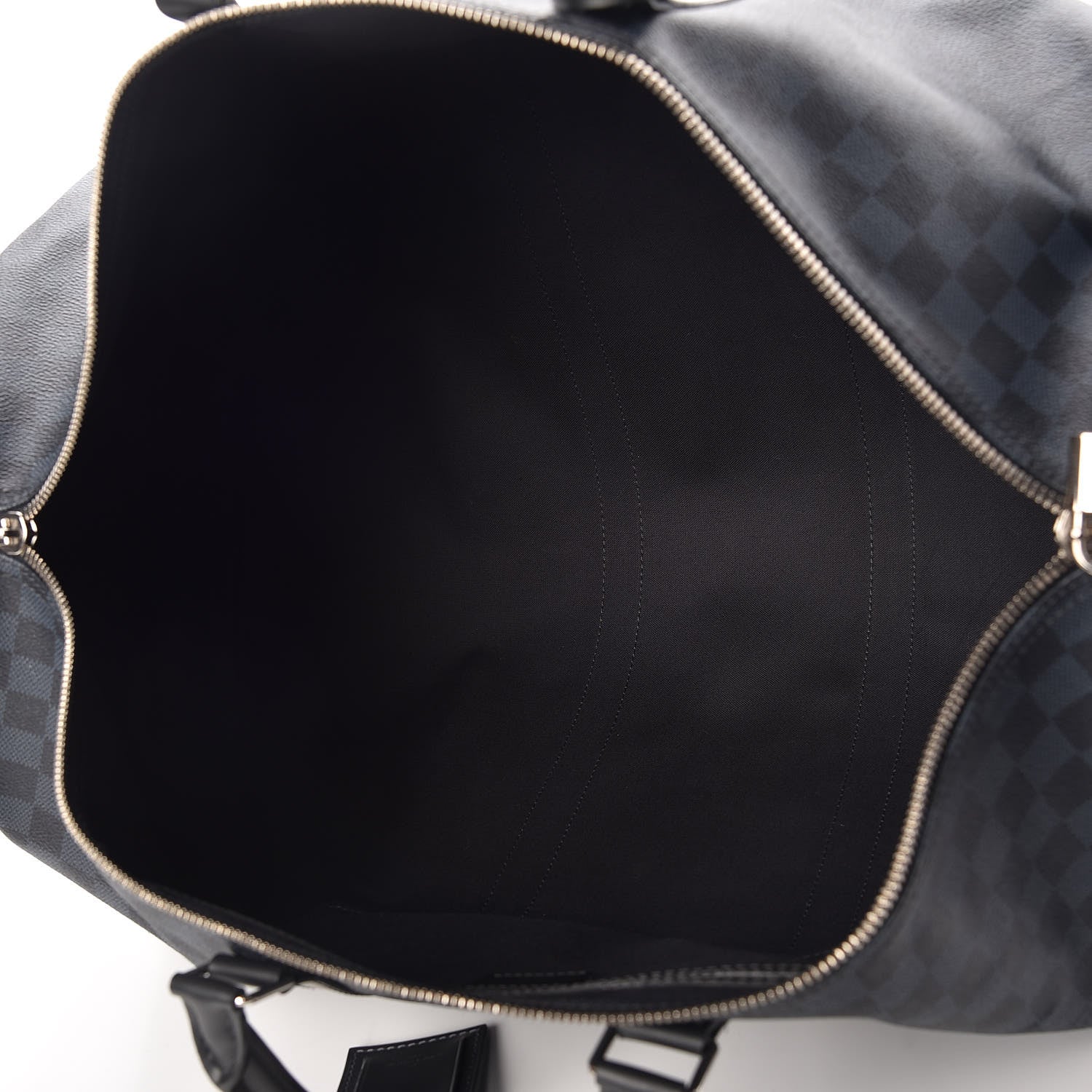 Louis Vuitton Damier Cobalt Keepall Bandouliere 55 6 of 14
