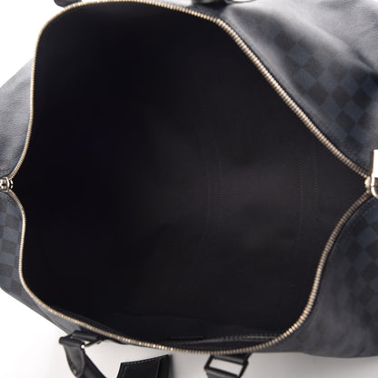 Louis Vuitton Damier Cobalt Keepall Bandouliere 55 6 of 14