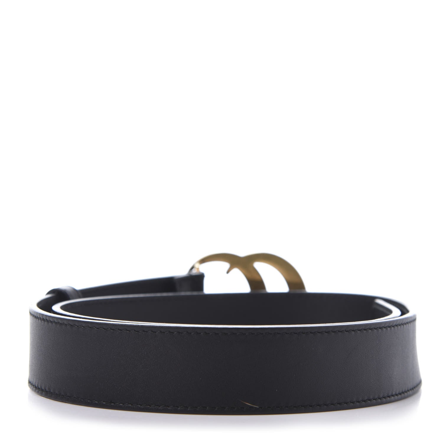 Gucci Calfskin Double G 30mm Belt 75 30 Black 2 of 6