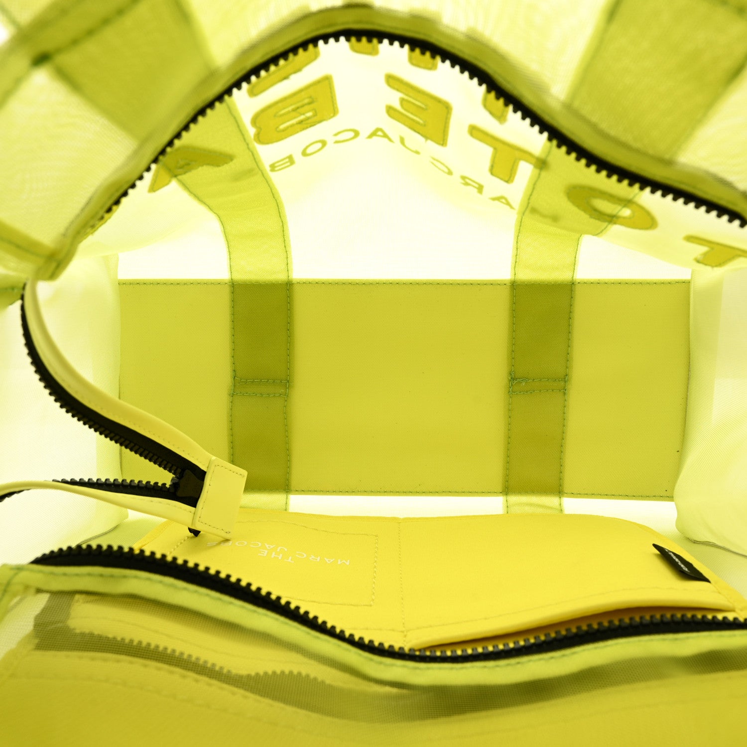 Marc Jacobs Mesh Medium The Tote Bag Fluo Yellow 5 of 11