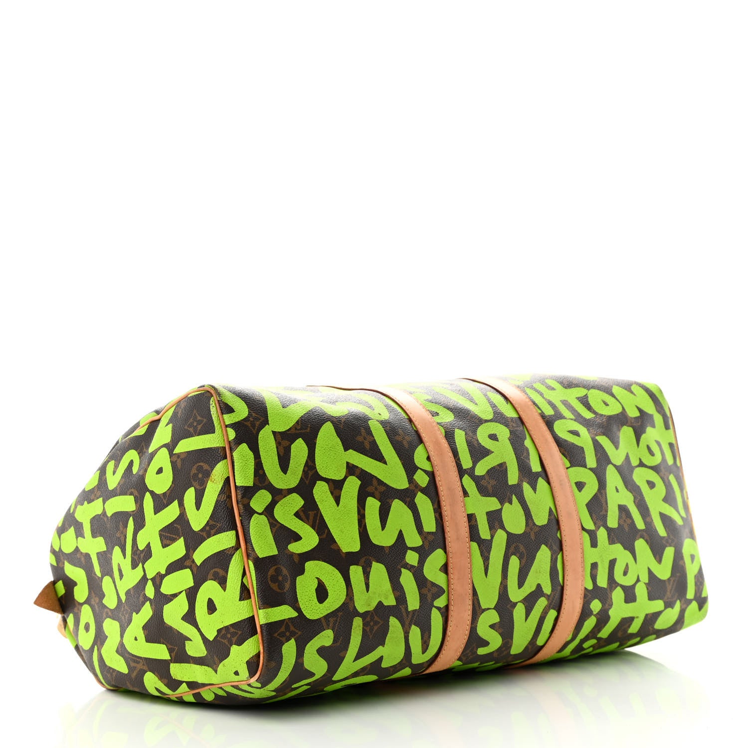 Louis Vuitton Monogram Graffiti Keepall 50 Green 3 of 17