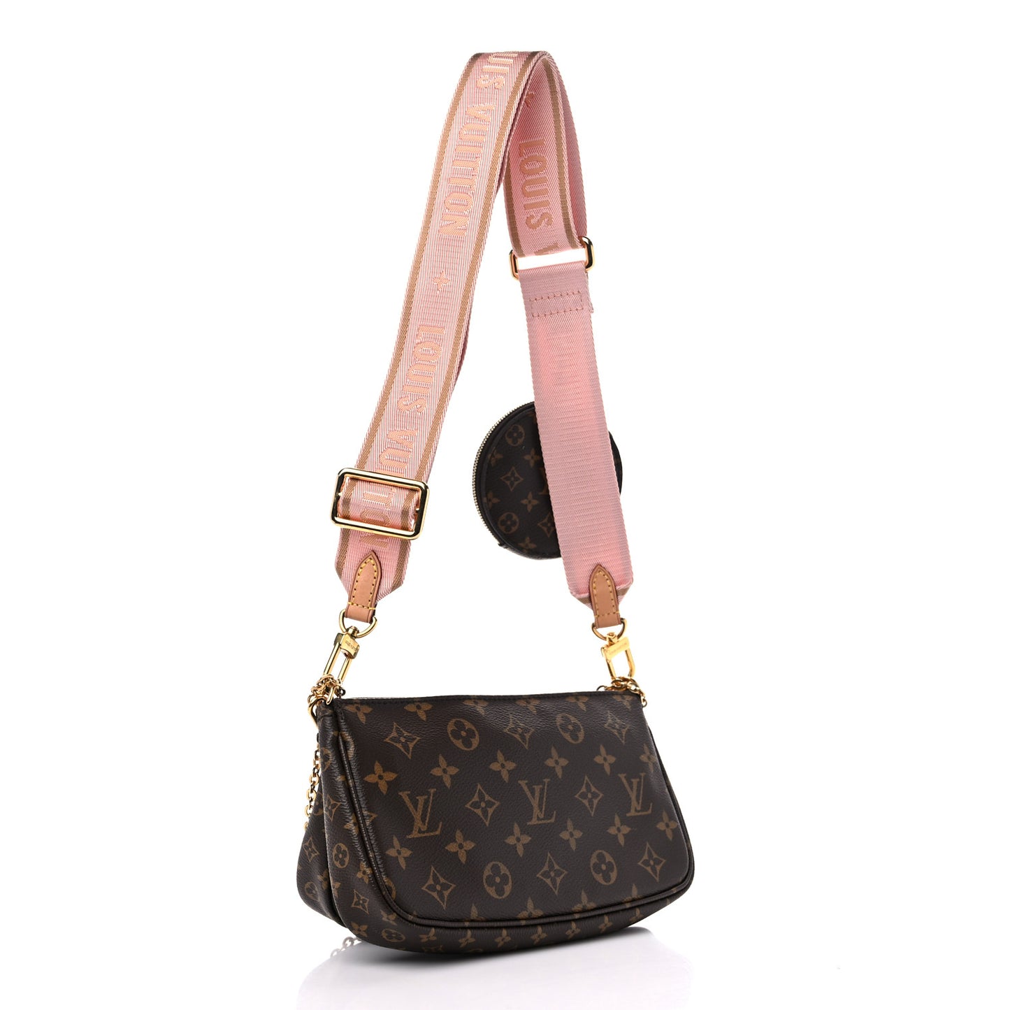 Monogram Multi Pochette Accessories Rose Clair