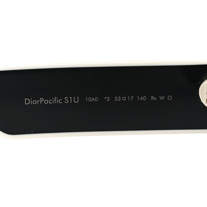 Christian Dior Diorpacific S1U Square Sunglasses Black White 7 of 8