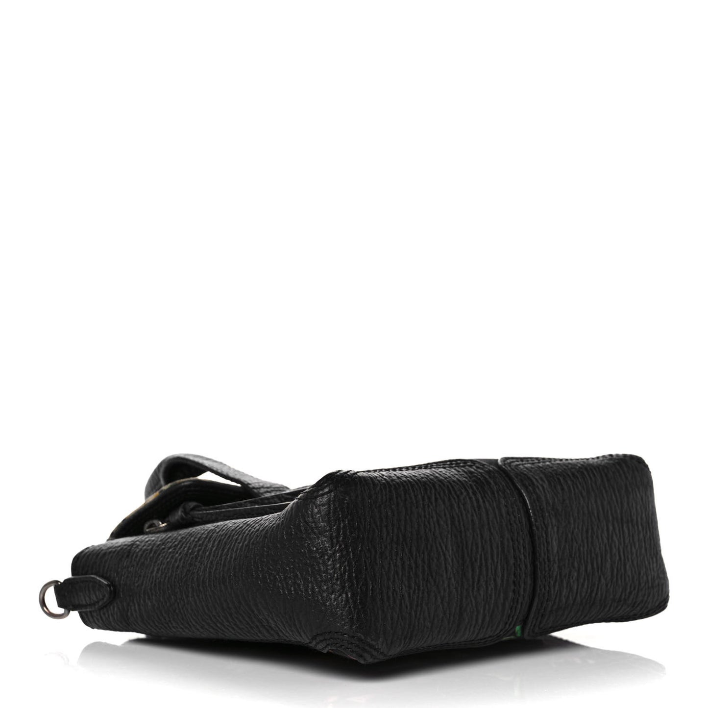 Textured Calfskin Canvas Mini Floral Pashli Satchel Black Multicolor