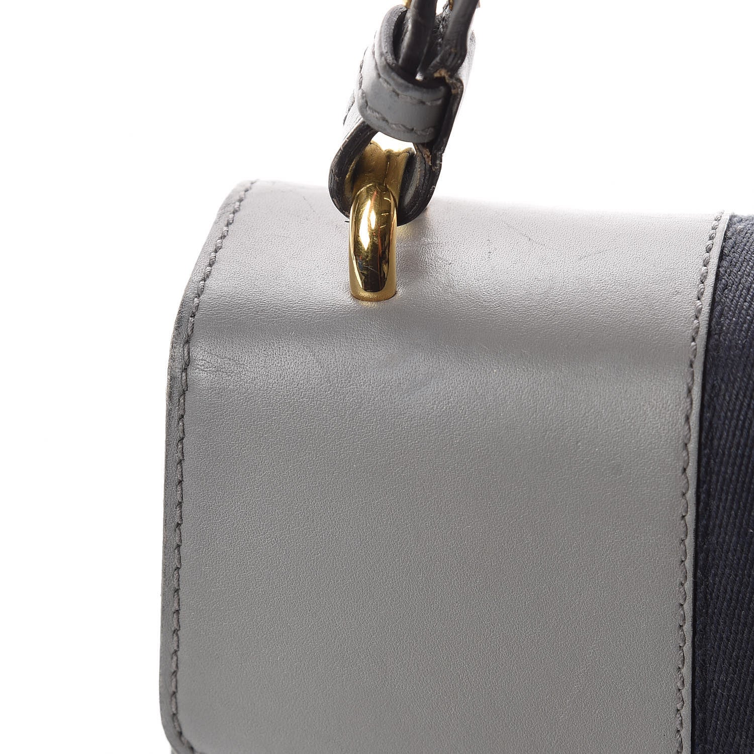 Gucci Calfskin Small Sylvie Shoulder Bag Deep Grey 15 of 30
