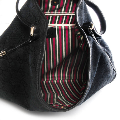 Gucci Monogram New Britt Medium Hobo Black 5 of 7