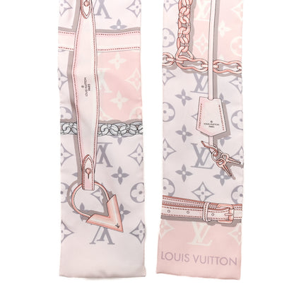 Louis Vuitton Silk Monogram Confidential Bandeau Light Pink 2 of 3