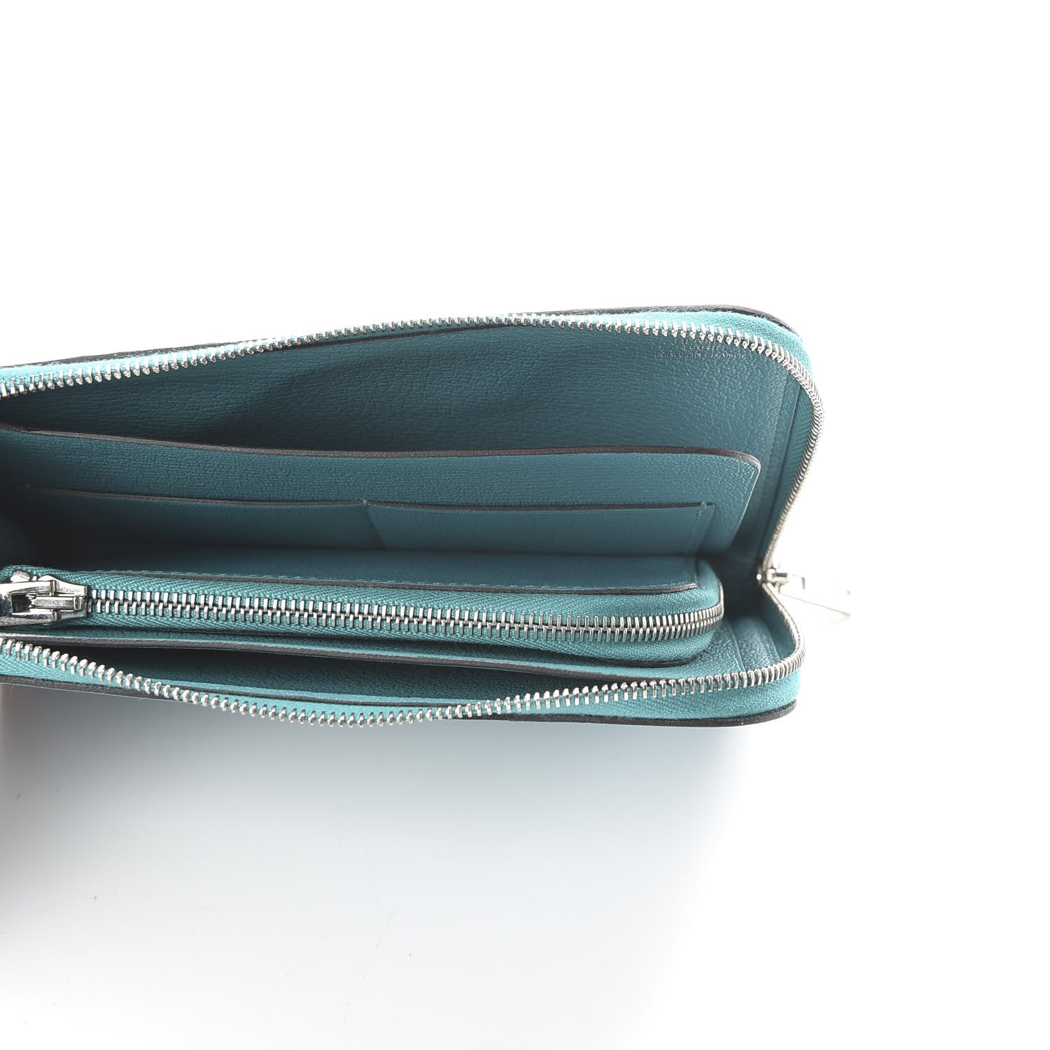 Hermes Epsom Remix Duo Wallet Bleu Atoll 6 of 11