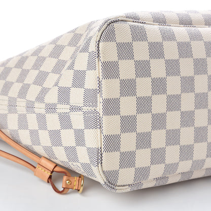 Louis Vuitton Damier Azur Neo Neverfull MM Rose Ballerine 16 of 17