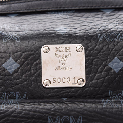 MCM Visetos Small Boston Bag Black 13 of 13