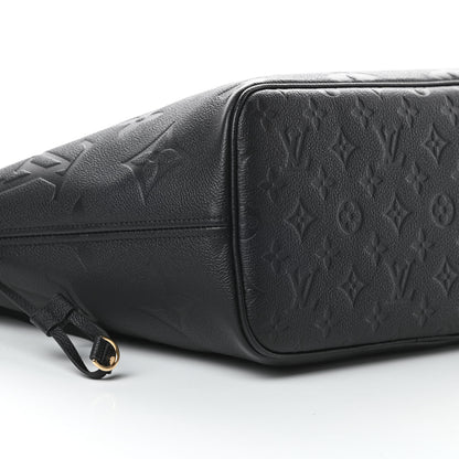 Louis Vuitton Empreinte Monogram Giant Neverfull MM Black 8 of 9