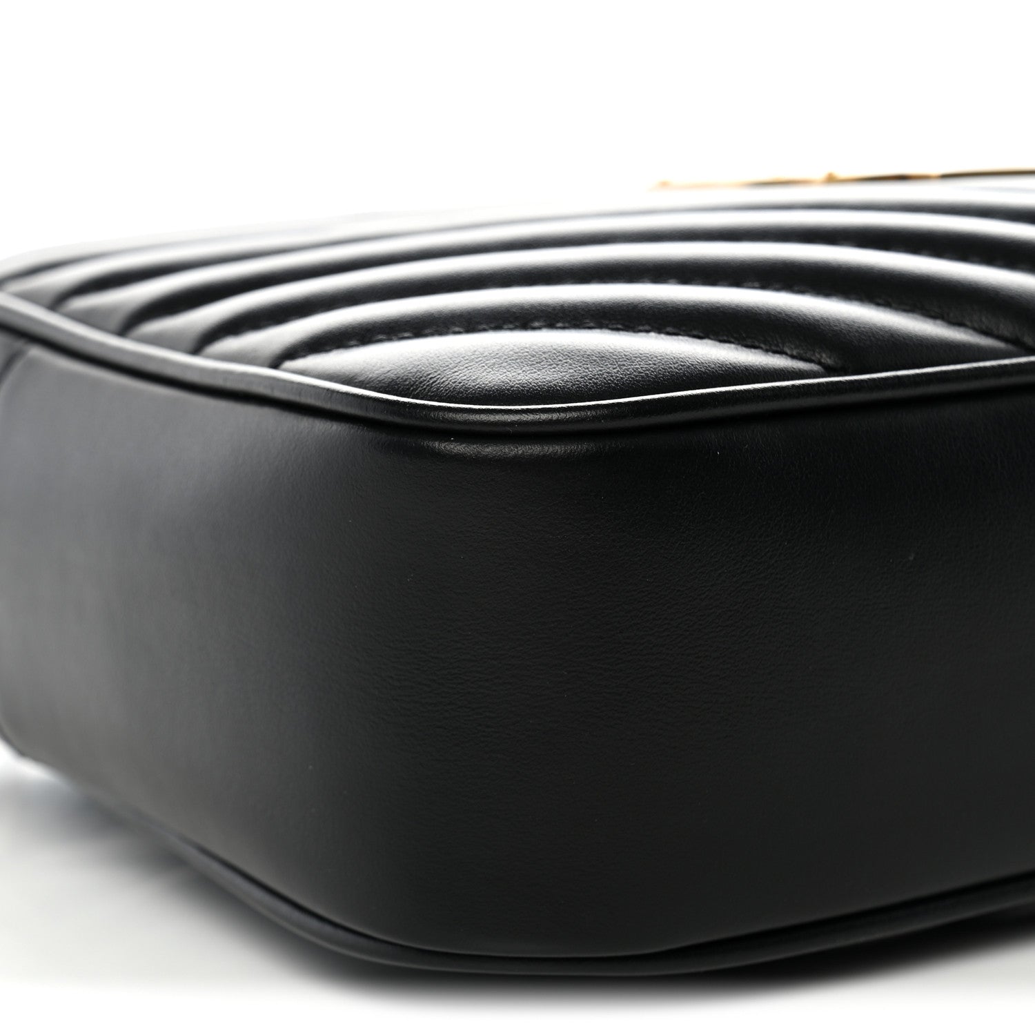Saint Laurent Calfskin Matelasse Monogram Lou Camera Bag Black 9 of 11
