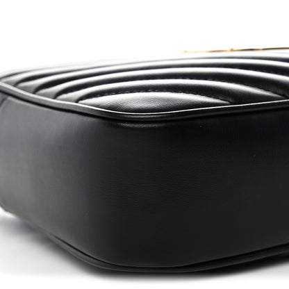 Saint Laurent Calfskin Matelasse Monogram Lou Camera Bag Black 9 of 11